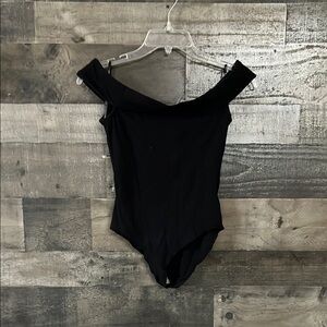 Forever 21 Classic Black Off the Shoulder Bodysuit